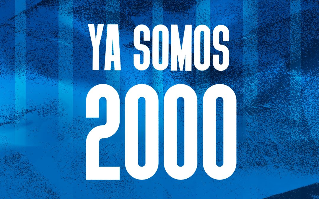 Ya somos 2000 abonados