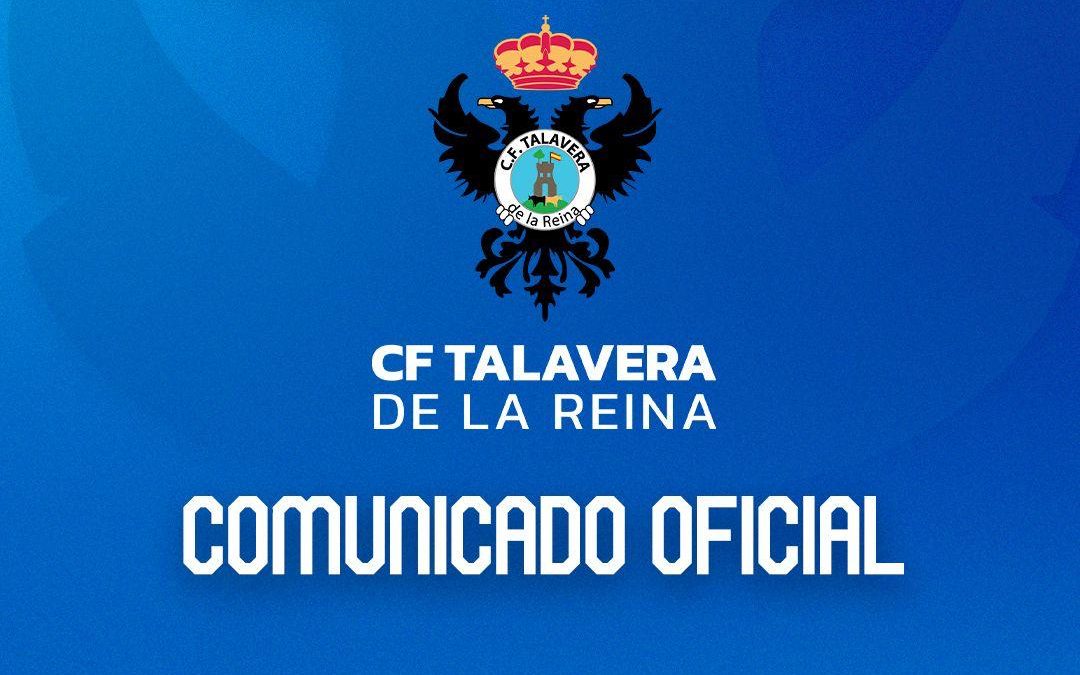 COMUNICADO OFICIAL CF Talavera